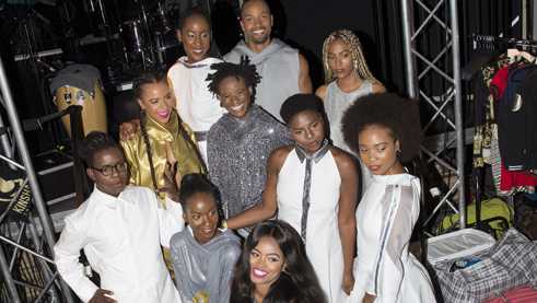 The Kinshasa Collection models.