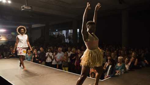 “Voguing” Dancers. Voguing is a dance style from queer nightclubs in Berlin. 