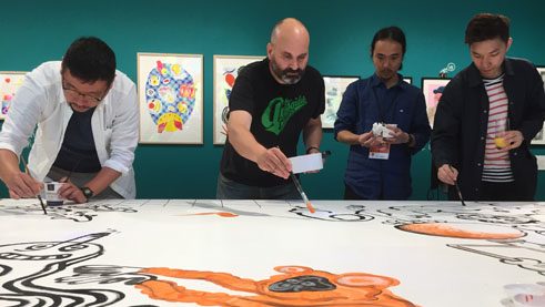 Comic Jam in Berlin mit Ping Pong