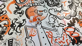 Zeichnung vom Comic Jam in Berlin