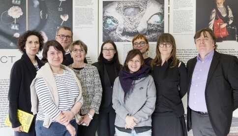 Part of a transnational network - Angelika Fitz (left)