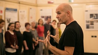 Virgilio Sieni at the Workshop