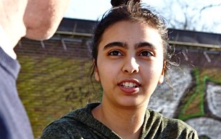 Mit dabei die 14-jährige Palästinenserin Yara