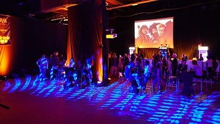 Gäste von Music in Africa in den Spreewerkstätten