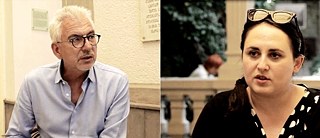 Nino Haratischwili and Stephan Wackwitz