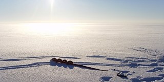 The artist Eleonore de Montesquiou works at the border between Estonia and Russia.