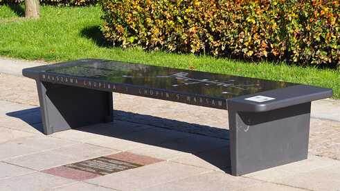 Chopin bench.