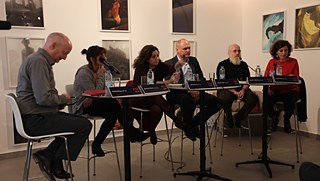 Discussion "An Arab World without Artists" at the Mina-Festival.