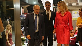 Dr. Ghattas Khoury (Minister of Culture Lebanon), Mani Pournaghi und Dr. Elke Kaschl-Mohni.