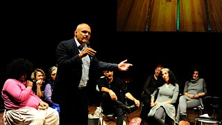 Johannes Ebert, Generalsekretär des Goethe-Instituts, hat das Wort