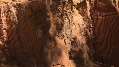 Aborigines believe that rocks embody human identity.