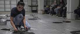 Performance "Math Book" from Hiba Alansari. 