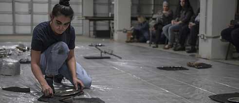 Performance "Math Book" from Hiba Alansari. 