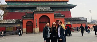 Freudiges Wiedersehen mit Carina und Hanna
