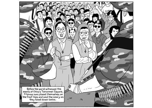 From Lorina Mapa's graphic novel, "Duran Duran, Imelda Marcos, and Me."