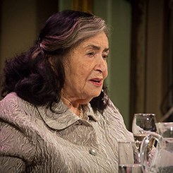 Elsie Slonim im Gespräch &copy; Foto: Chris Haderer Elsie Slonim im Gespräch