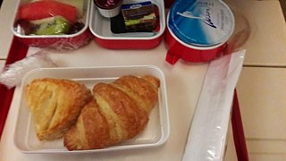 Leckerstes Frühstück der Welt im Flieger