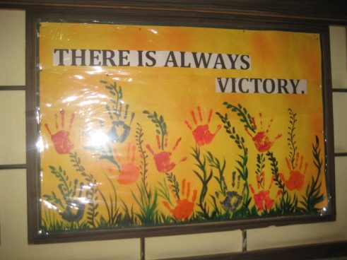 Plakate über Plakate