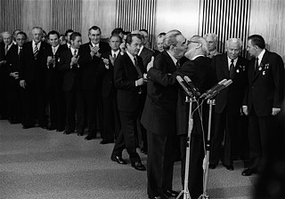 Official Visit of Erich Honecker to West Germany, Bonn, 1987