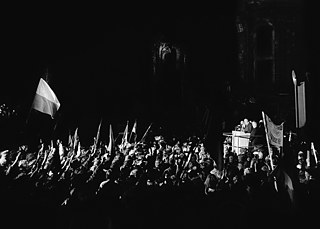 Helmut Kohl in Dresden, 1989