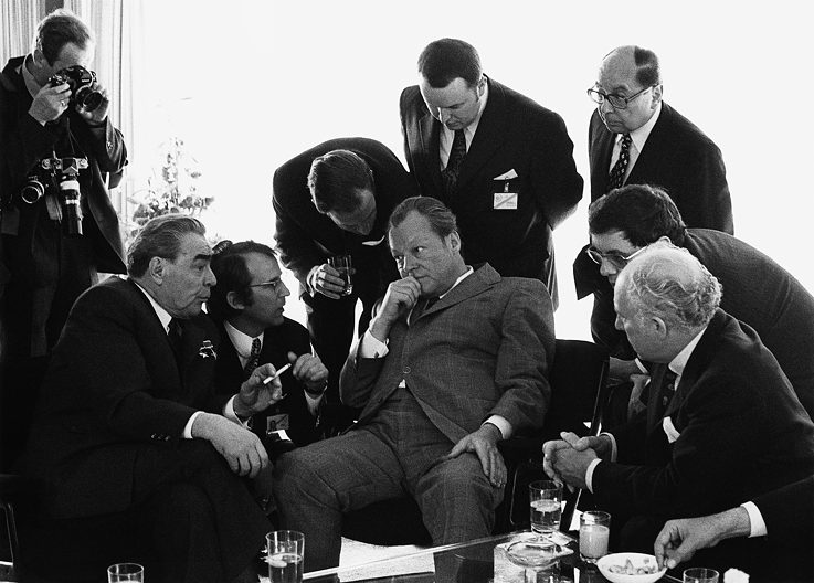 Leonid Brezhnev, Willy Brandt, Bonn, 1973