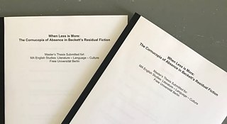 The Master-thesis has been submitted.