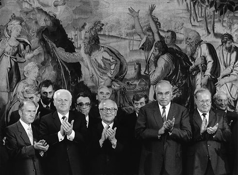 Staatsbesuch Erich Honecker, Bonn, 1987