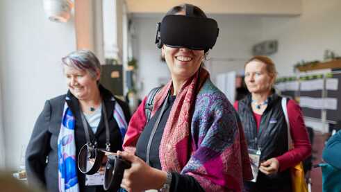VR at the Startklar Conference