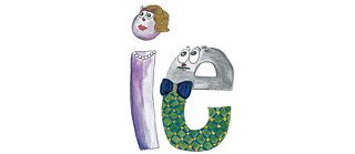 O livro infantil de ilustrações “ich & er“ ajuda crianças a interiorizar a combinação “ie”.