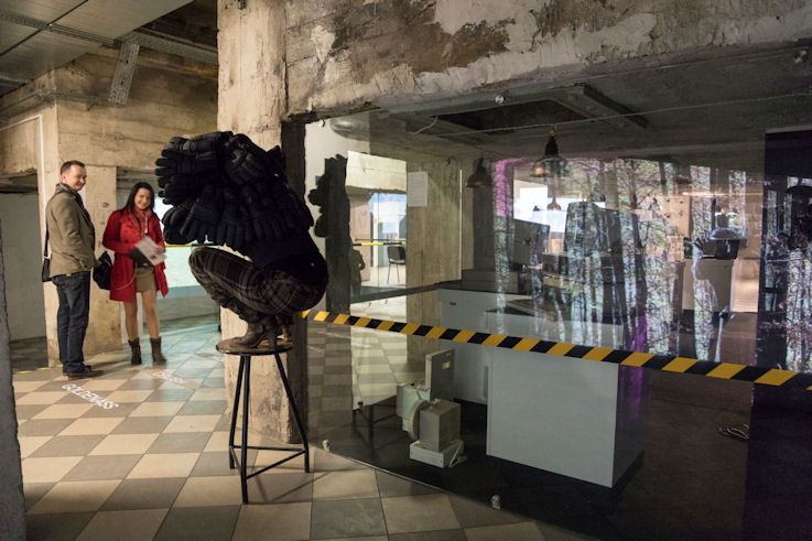 Performance „Capture don`t catch“ der litauischen Künstlerin Patricija Gilytė