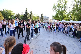 Flashmob in Russe
