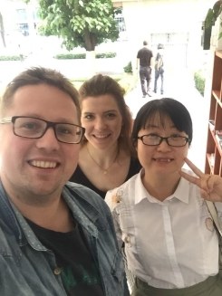 Bitte lächeln - Selfie mit Kexin und Thomas