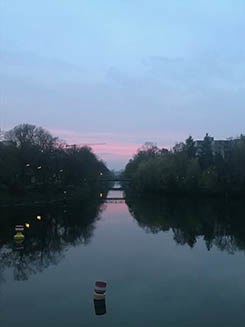 Summer sunsets on Maybachufer.