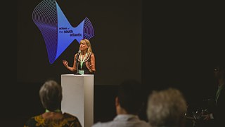 Katharina von Ruckteschell-Katte at the "Echoes of the South Atlantic" conference