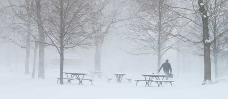 Snowstorm in Montreal