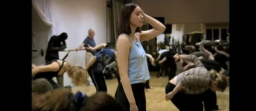 Girl in a dance class