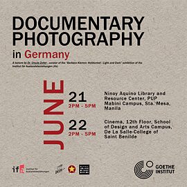 Lecture on Documentary Photography in Germany - Sched