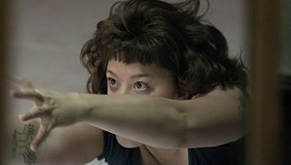 An actor in the production by Lucca Simas