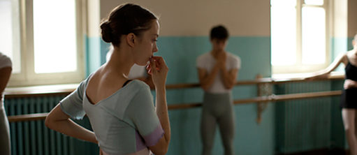 Ballettänzerin beim Training