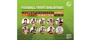Poster für Endspiel der Vorrunde Fußball trifft Bibliothek - groß