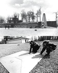 Denkmal an ein Denkmal (Buchenwald 1995) 