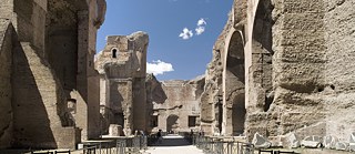 Die Caracalla-Thermen in Rom zählten zu den größten Badeanlagen des alten Roms.
