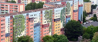 Wohnhäuser der Wohnungsbaugenossenschaft Solidarität in Berlin-Lichtenberg