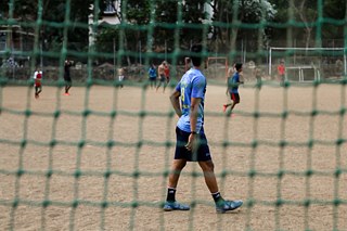 Football in St. Andrews Turf in Bandra