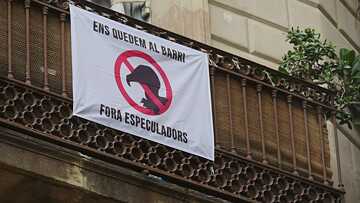 Affiche au Barrio Gótico