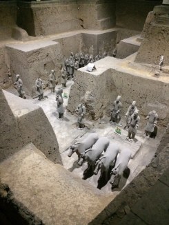 Bei der Terracotta-Armee