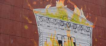 Street art at the Borsí