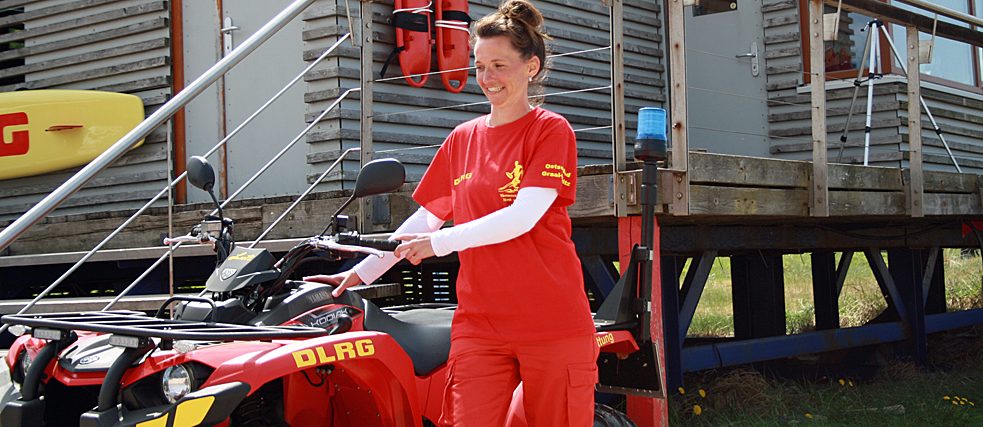 The quad is also used in rescue operations