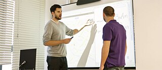 Class scenario with Whiteboard