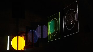 Light installation by Mischa Kuball